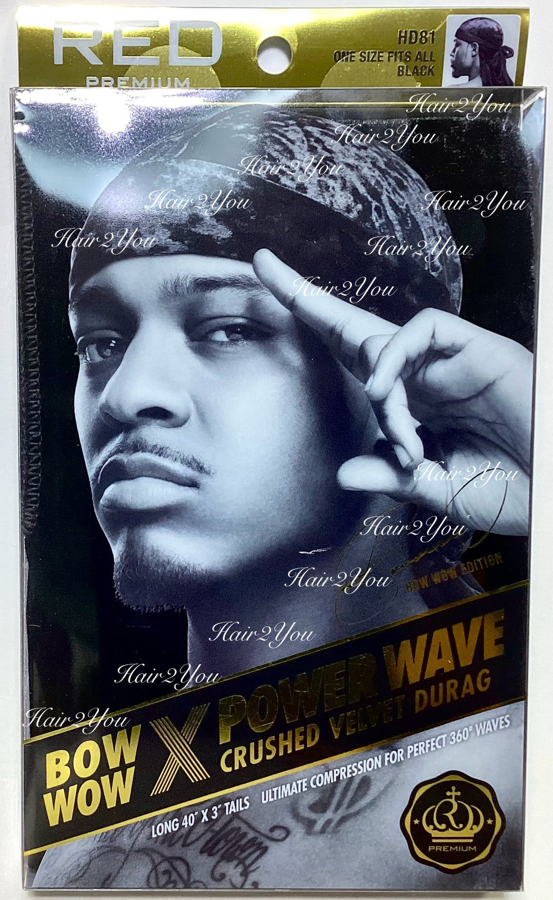 Bow Wow Power Wave Crushed Velvet Durag