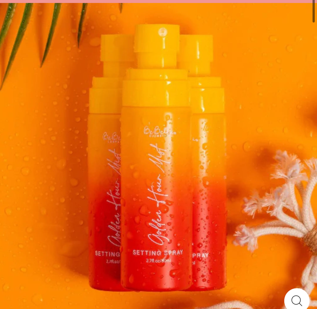Be Bella Cosmetics Golden Hour Mist Setting Spray