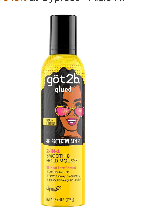 Got2B Glued Smooth &Hold Mousse