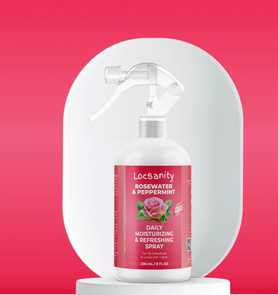 Locsanity Rosewater and Peppermint Daily Refreshing Spray
