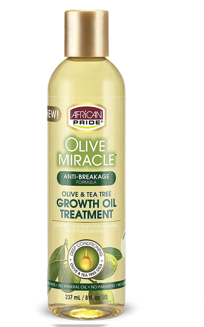 African Pride Olive Miracle Growth Oil Treatment