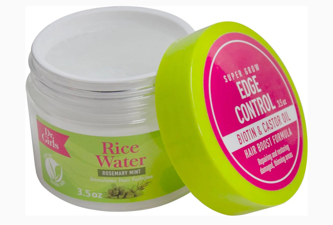 Dr.Girls Rice Water Super Grow Edge Control Rosemary Mint 3.5oz