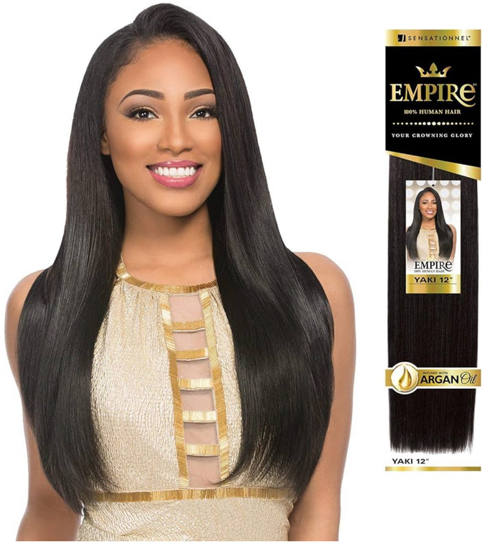 Empire Bundle Hair in natural texture, made with human hair masterblend, heat-safe and ready for styling or custom installs