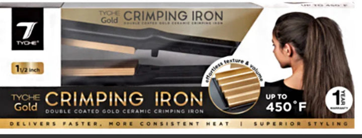 Tyche Gold Crimping 1 1/2" Iron