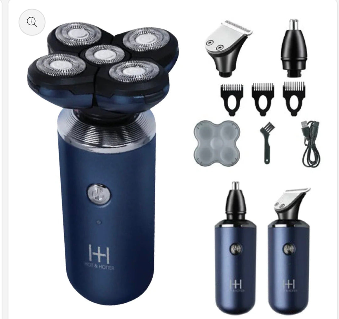 Hot & Hotter 4 in 1 Head Shaver & Grooming Kit