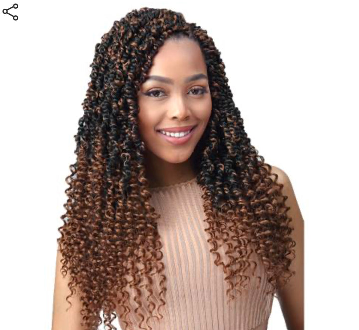 Bobbi Boss Knotless Passion Twist.