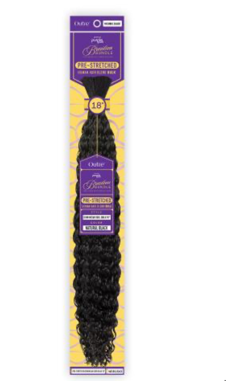 Outre Human Hair Blend Purple Pack Dominican Curl ￼