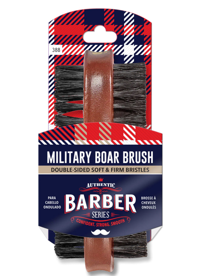 BOAR MILITARY BRUSH DOUBLE SIDED 388