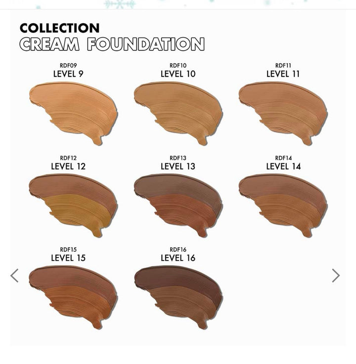 Ruby Kiss Cream Foundation.