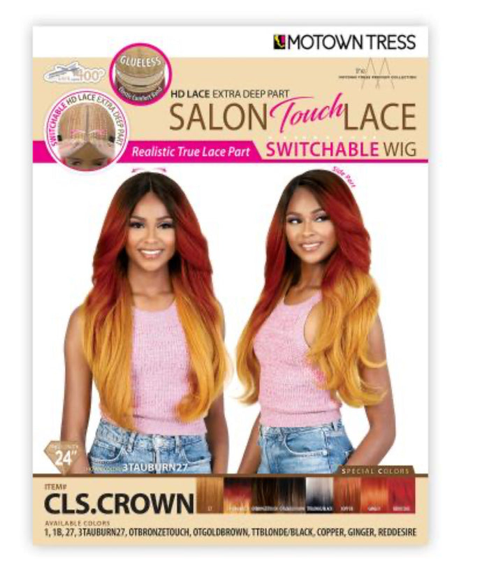 Motown Tress Glueless Switchable Lace Deep Part Wig CLS.CROWN