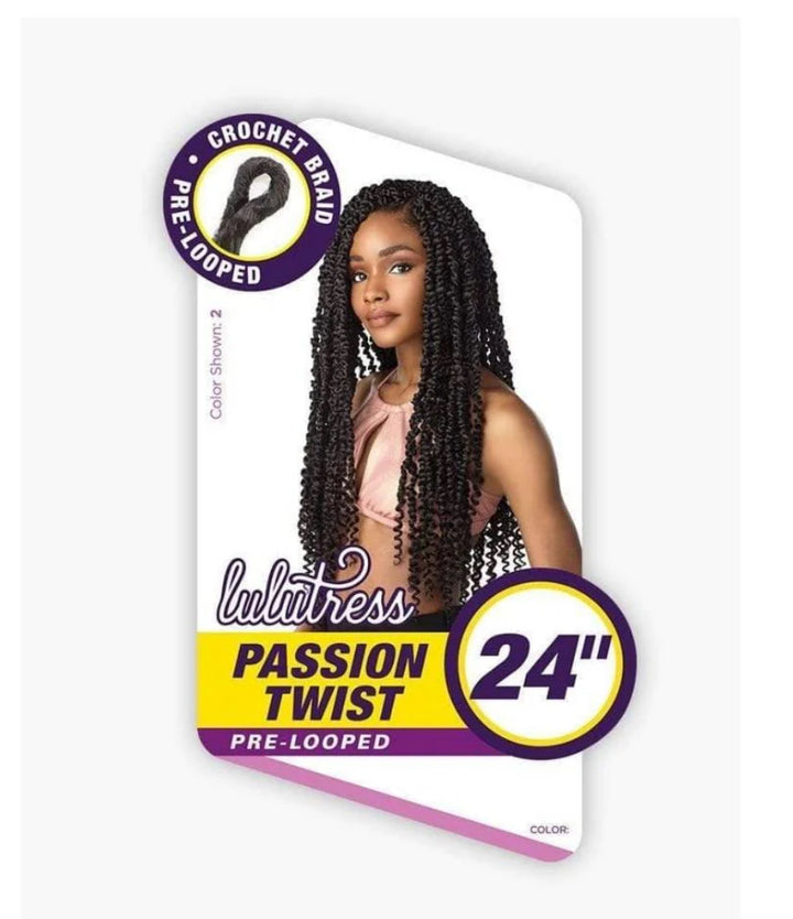 1x Sensationnel Lulutress Crochet Hair - Passion Twist 24"